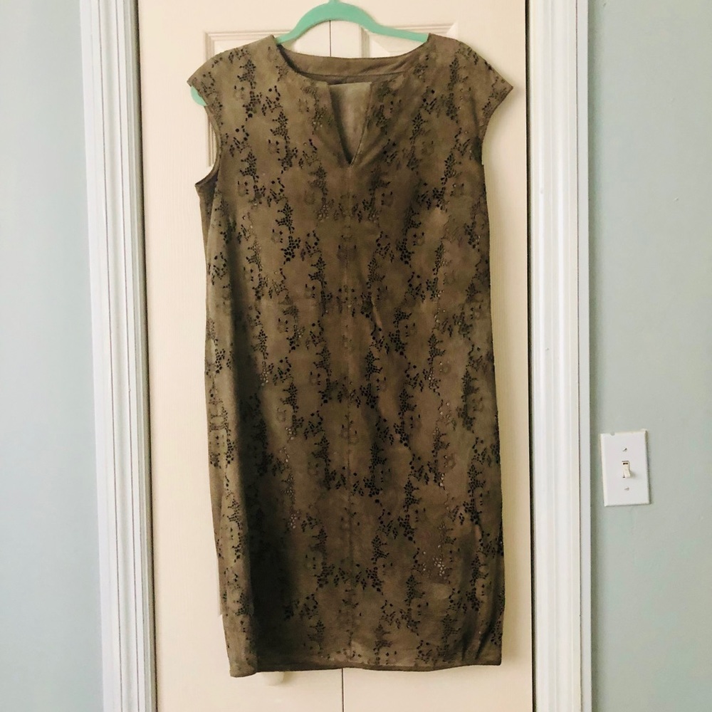 Suede dress